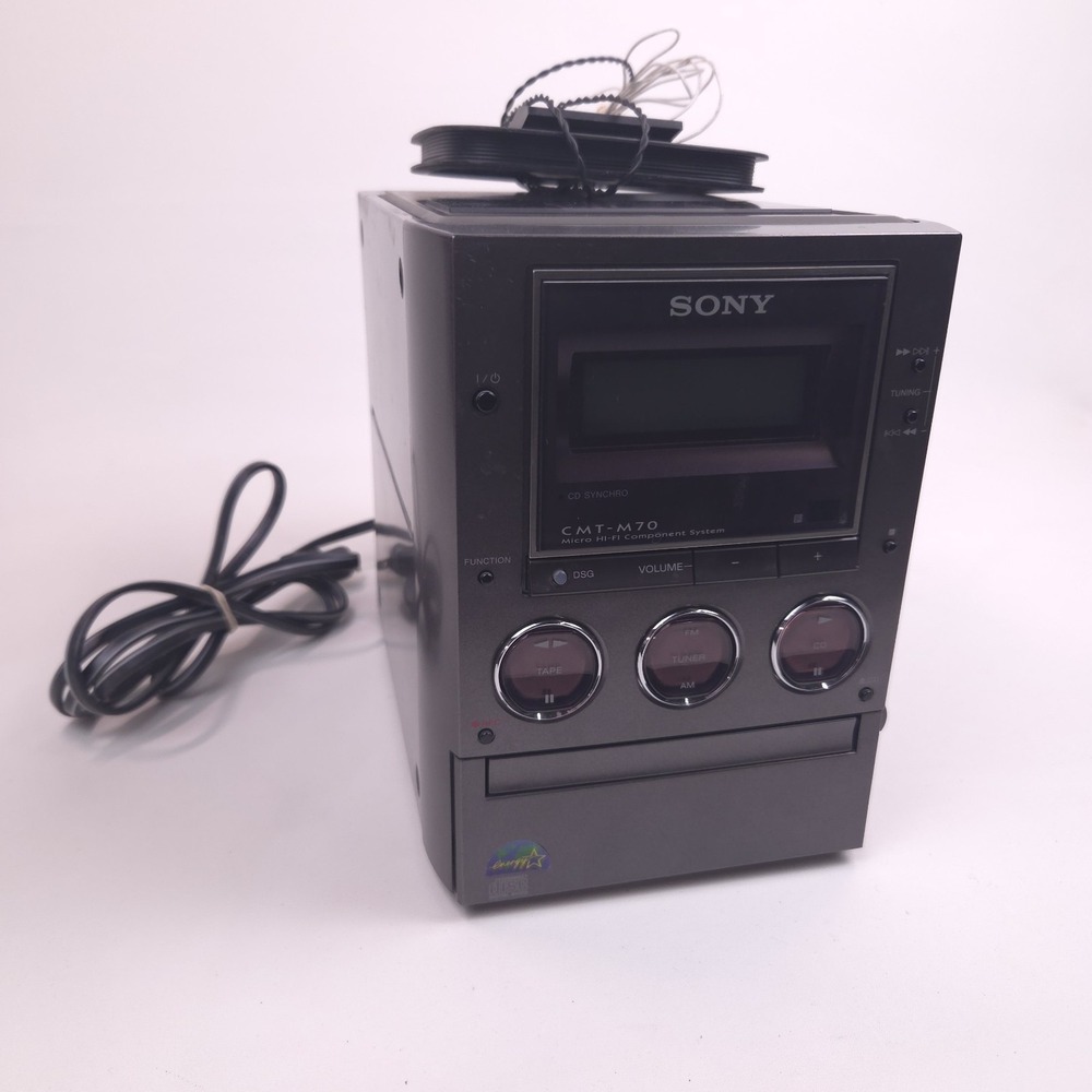SONY CMT-M70 HiFi Stereo Sound System CD / Cassette / Radio - UNIT ONLY -WORKING